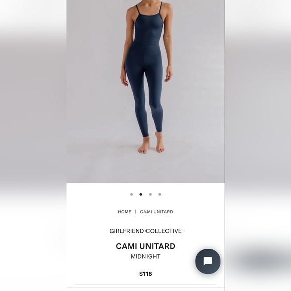 Girlfriend Collective Compressive Unitard Romper Catsuit Size Large New! - Picture 2 of 11